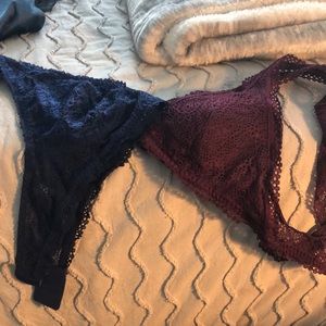 Two Victoria Secret Bralettes